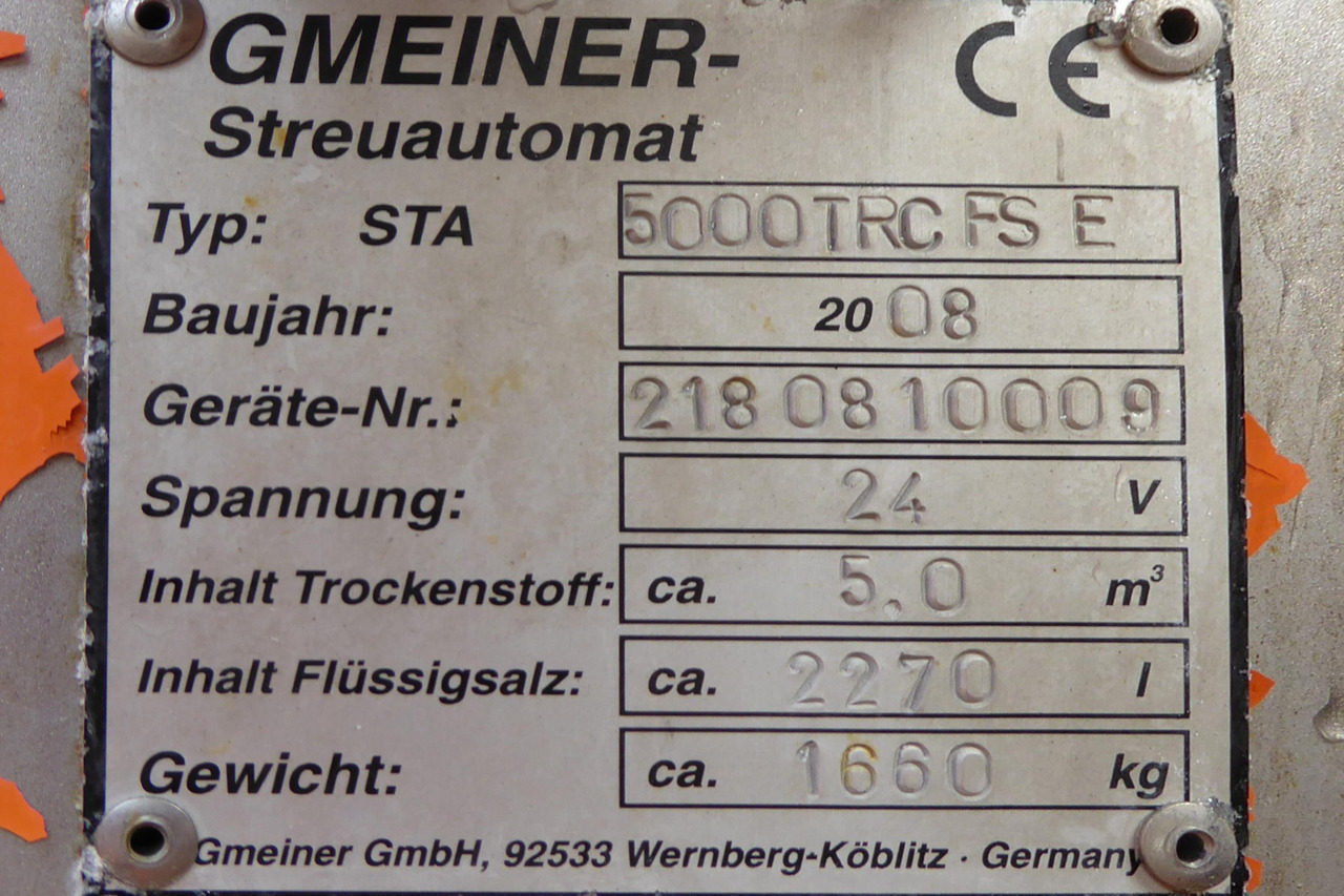 Camion ampliroll KÜPPER-WEISSER /GMEINER/BUCHER Feuchtsalzstreuer Salzstreuer Streuer