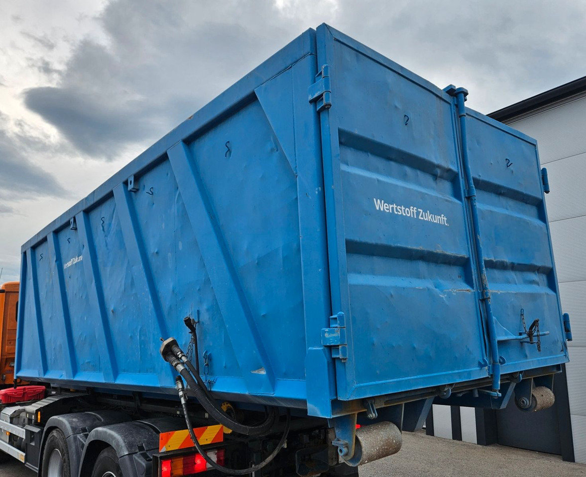Camion ampliroll Kranmulde Jonsered 990 Kran Container