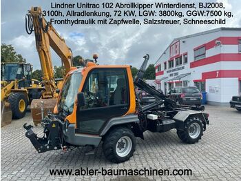 Camion ampliroll Lindner Unitrac 102 Abrollkipper Winterdienst