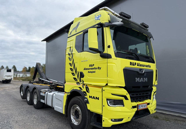 Camion ampliroll MANTGX 35.510 Varusteltu!