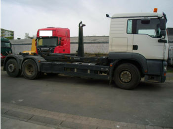 Camion ampliroll MAN 26.430 Abrollkipper+Retarder+Reifen 80 %+Eur3