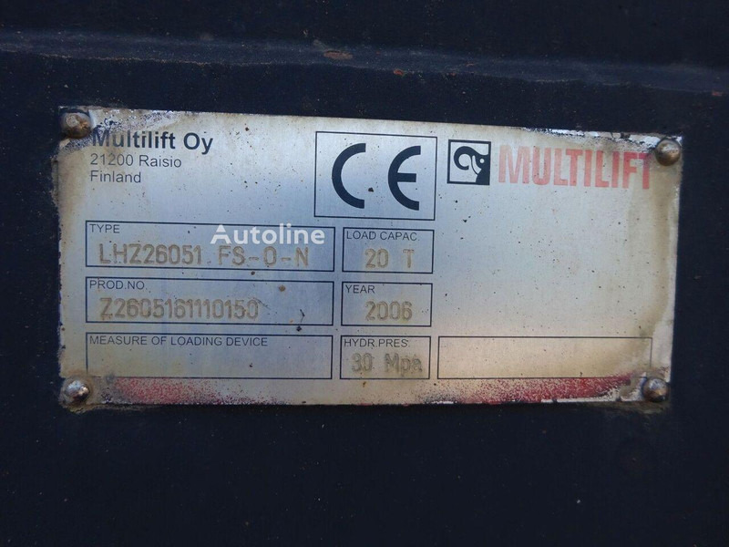 Camion ampliroll MAN TGA 26.310 6x4 Hook lift