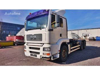 Camion ampliroll MAN TGA 26.480 6X2 *Abrollkipper*Palift*Manual