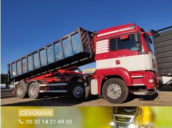 Camion ampliroll MAN TGA 37.440 8x4 Containerhaaksysteem / container euro4