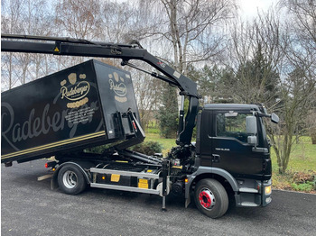 Camion ampliroll MAN TGM 15.250 Hoof lift + Crane