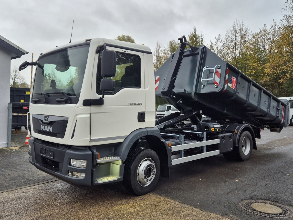 Camion ampliroll MAN TGM 15.290 BL Aut. Abrollkipper AHK