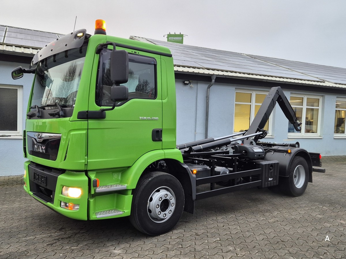 Camion ampliroll MAN TGM 15.290 BL Aut. Abrollkipper AHK