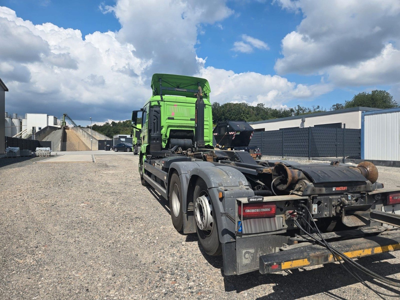 Camion ampliroll MAN TGS 2651 Abrollkipper HIAB Lift -Lenkachse