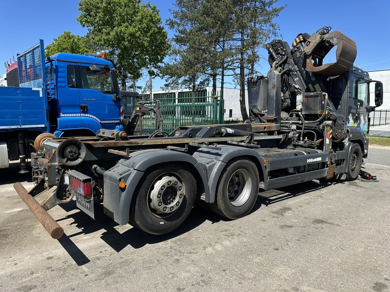 Camion ampliroll MAN TGS 26.320 6X2-4 BL EEV + CRANE EPSILON Q170Z95TR + GRABBER - LIFT/STEERING AXLE - *266.000km* - NL TRUCK