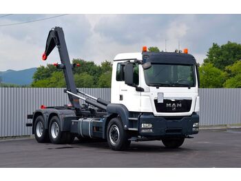 Camion ampliroll MAN TGS 26.400 Abrollkipper 6x4 Top Zustand!