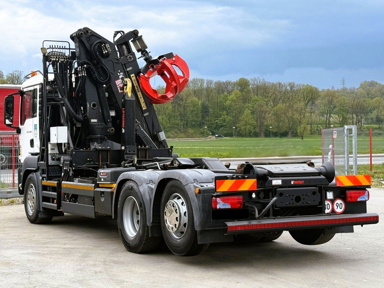 Camion ampliroll MAN TGS 26.400 Abrollkipper* KESLA 2114Z* TOP