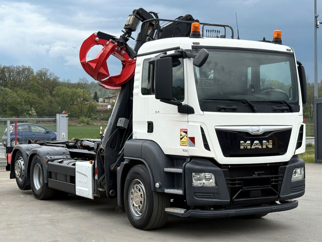 Camion ampliroll MAN TGS 26.400 Abrollkipper* KESLA 2114Z* TOP