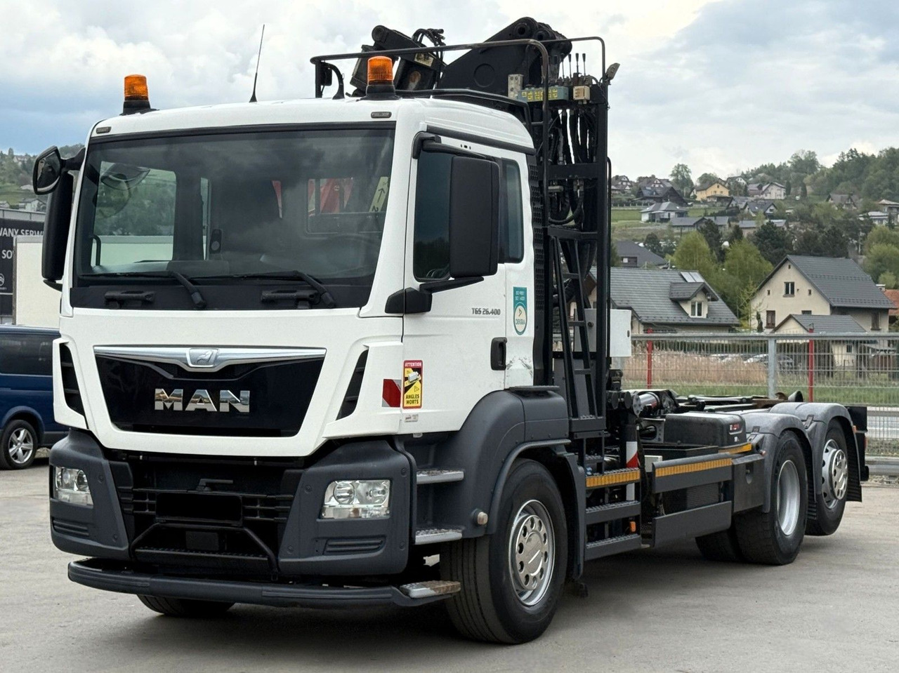 Camion ampliroll MAN TGS 26.400 Abrollkipper* KESLA 2114Z* TOP