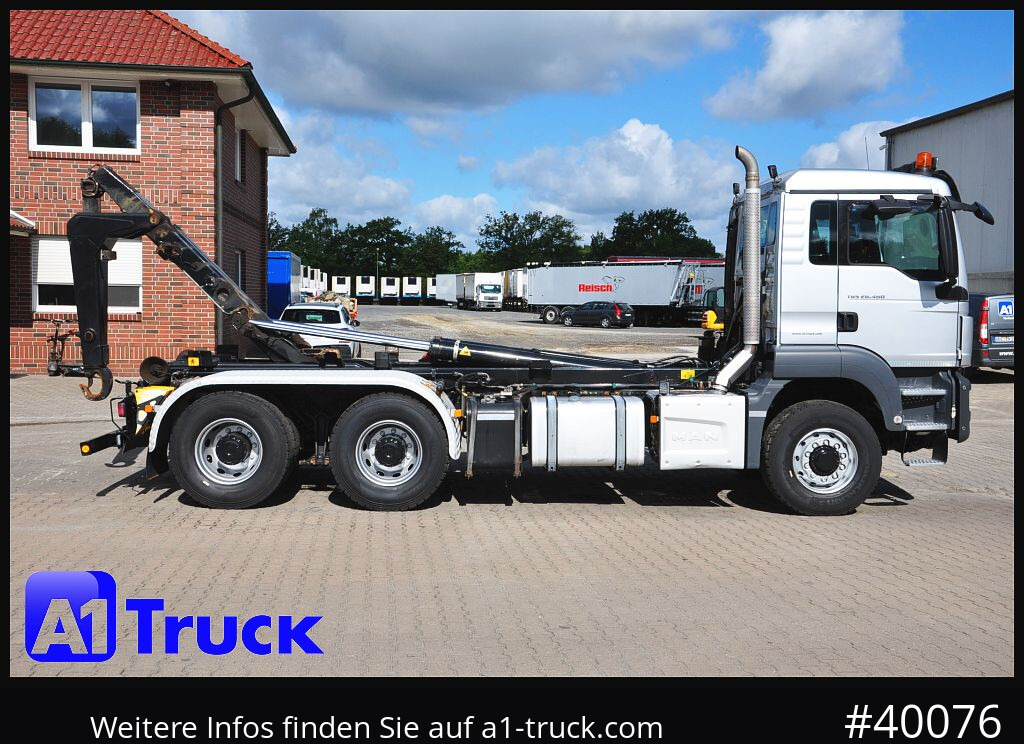 Camion ampliroll MAN TGS 26.460 BL 6X6H,  Meiller, Funk