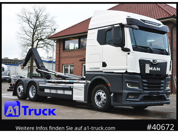 Camion ampliroll MAN TGS 26.470 BL, Meiller RS 21.70, Lenkachse,