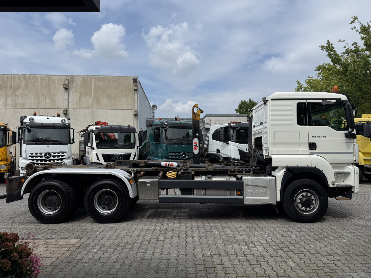 Camion ampliroll MAN TGS 26.480 6X6H Haken