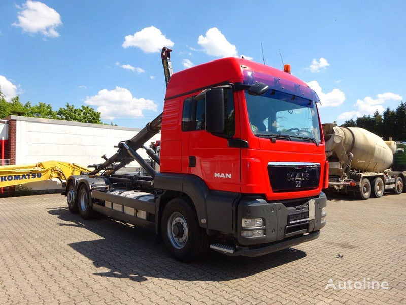 Camion ampliroll MAN TGS 26.480 Hook lift truck 6x2
