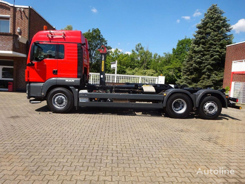 Camion ampliroll MAN TGS 26.480 Hook lift truck 6x2