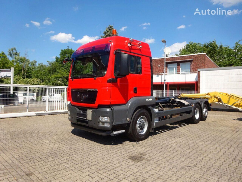 Camion ampliroll MAN TGS 26.480 Hook lift truck 6x2