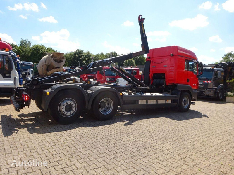 Camion ampliroll MAN TGS 26.480 Hook lift truck 6x2