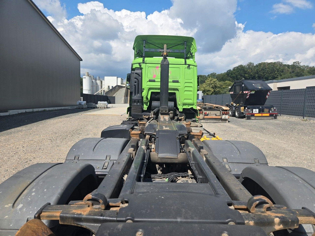 Camion ampliroll MAN TGS 26.510 Abrollkipper HIAB Lift -Lenkachse