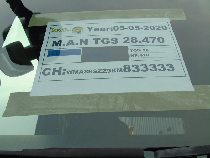 Camion ampliroll MAN TGS 28.470 + 20T hook + 6x2