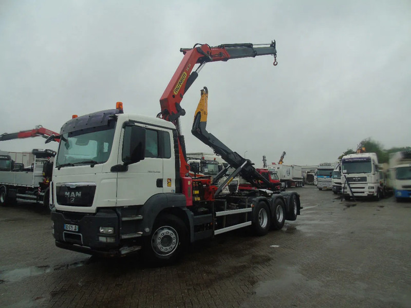 Camion ampliroll MAN TGS 35.440 + PALFINGER 24500 + 8X4 + EURO 5 + REMOTE