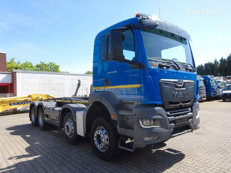 Camion ampliroll MAN TGS 35.510 Hook lift truck 8x4