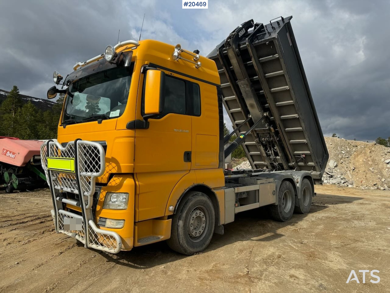 Camion ampliroll MAN TGX 26.540