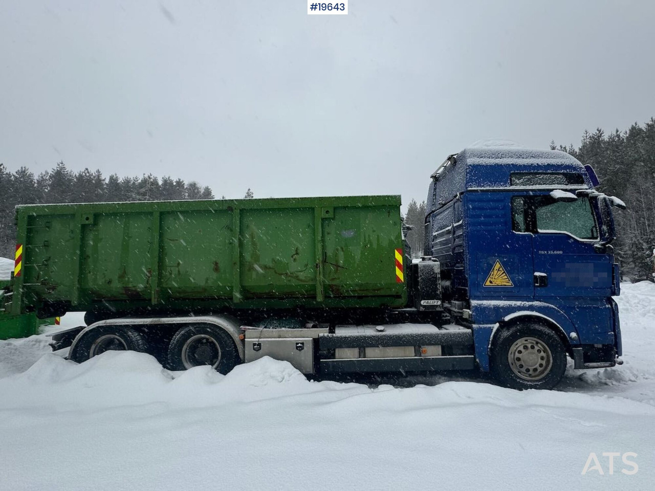 Camion ampliroll MAN TGX 33.680