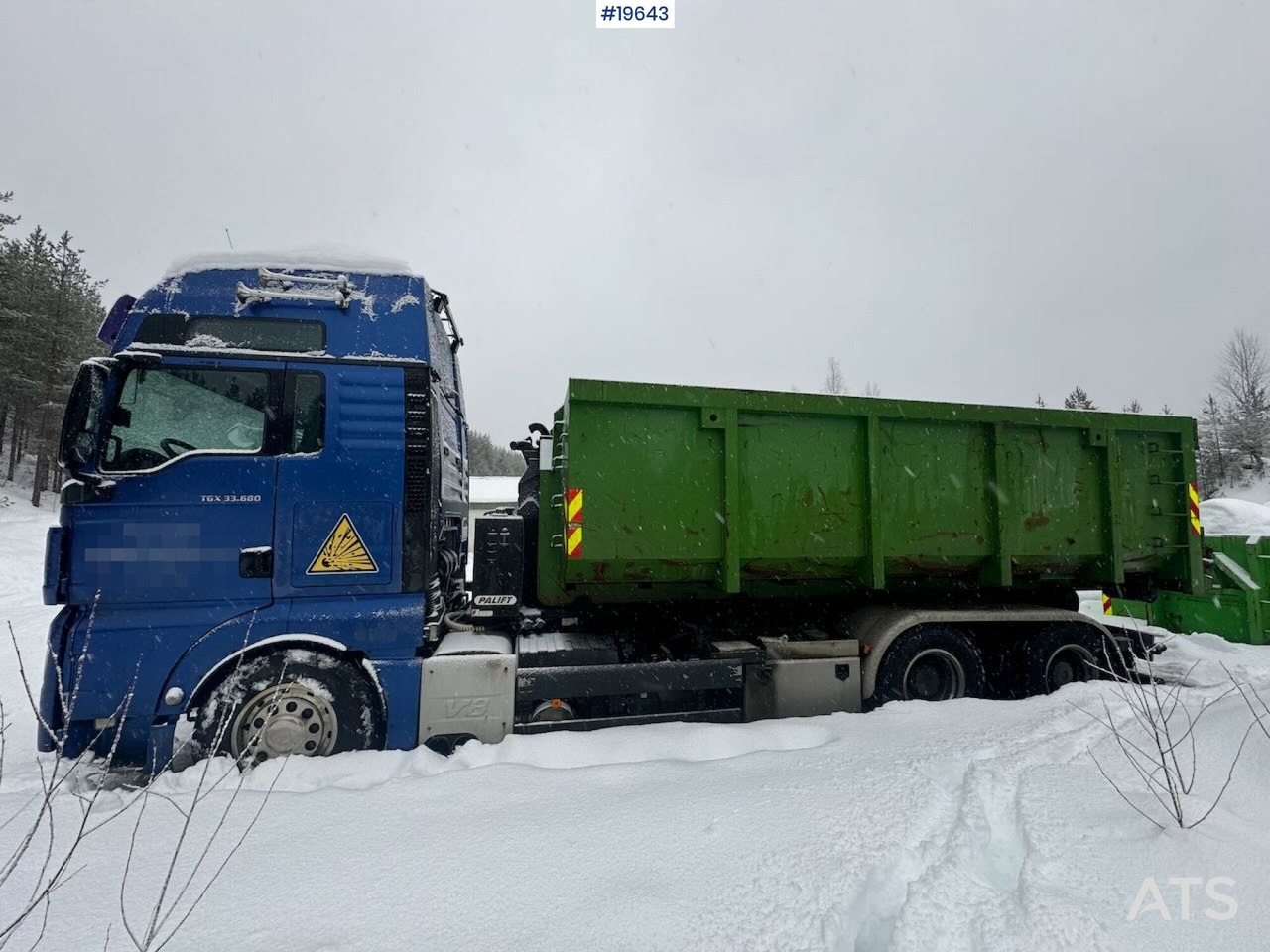 Camion ampliroll MAN TGX 33.680