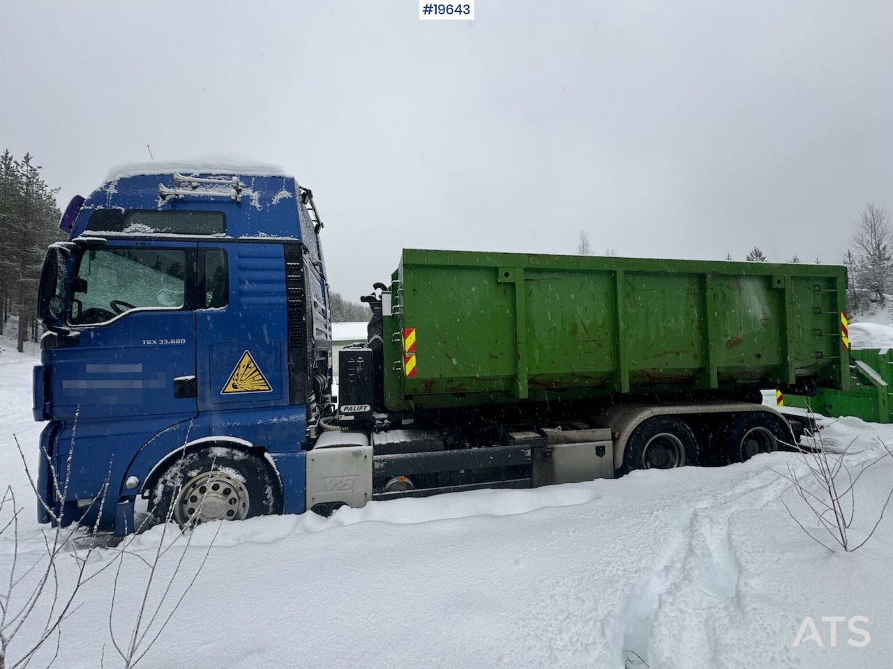 Camion ampliroll MAN TGX 33.680