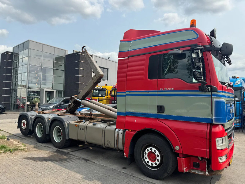 Camion ampliroll MAN TGX 35.540 - 8X4 - EURO 5 + AJK HOOK + LIFT/STEERING AXLE