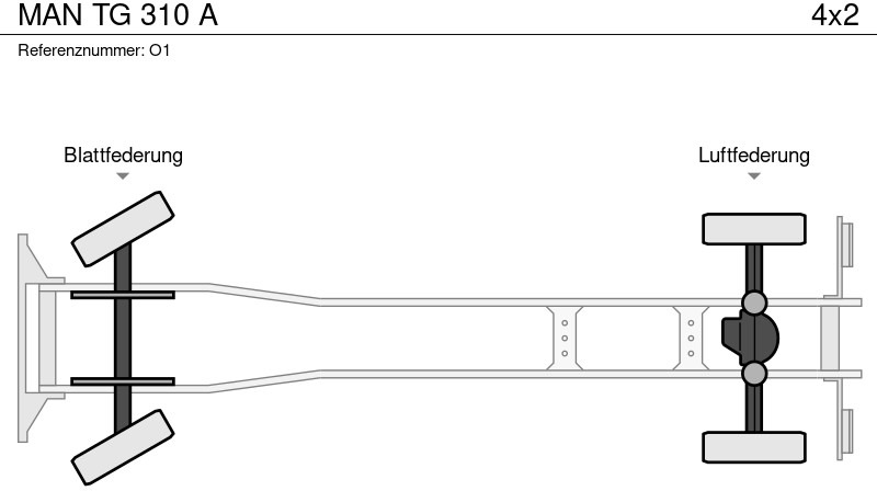 Camion ampliroll MAN TG 310 A