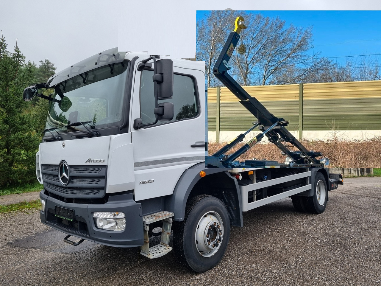 Camion ampliroll MERCEDES-BENZ ATEGO 1323 4x4 ABROLKIPPER