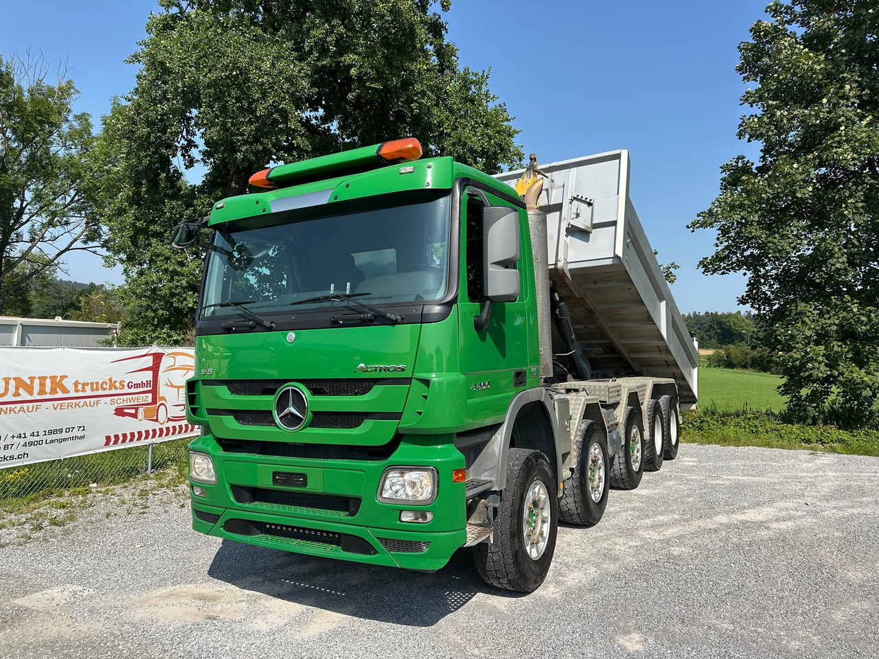 Camion ampliroll MERCEDES-BENZ Actros 4455 10x4 Moser