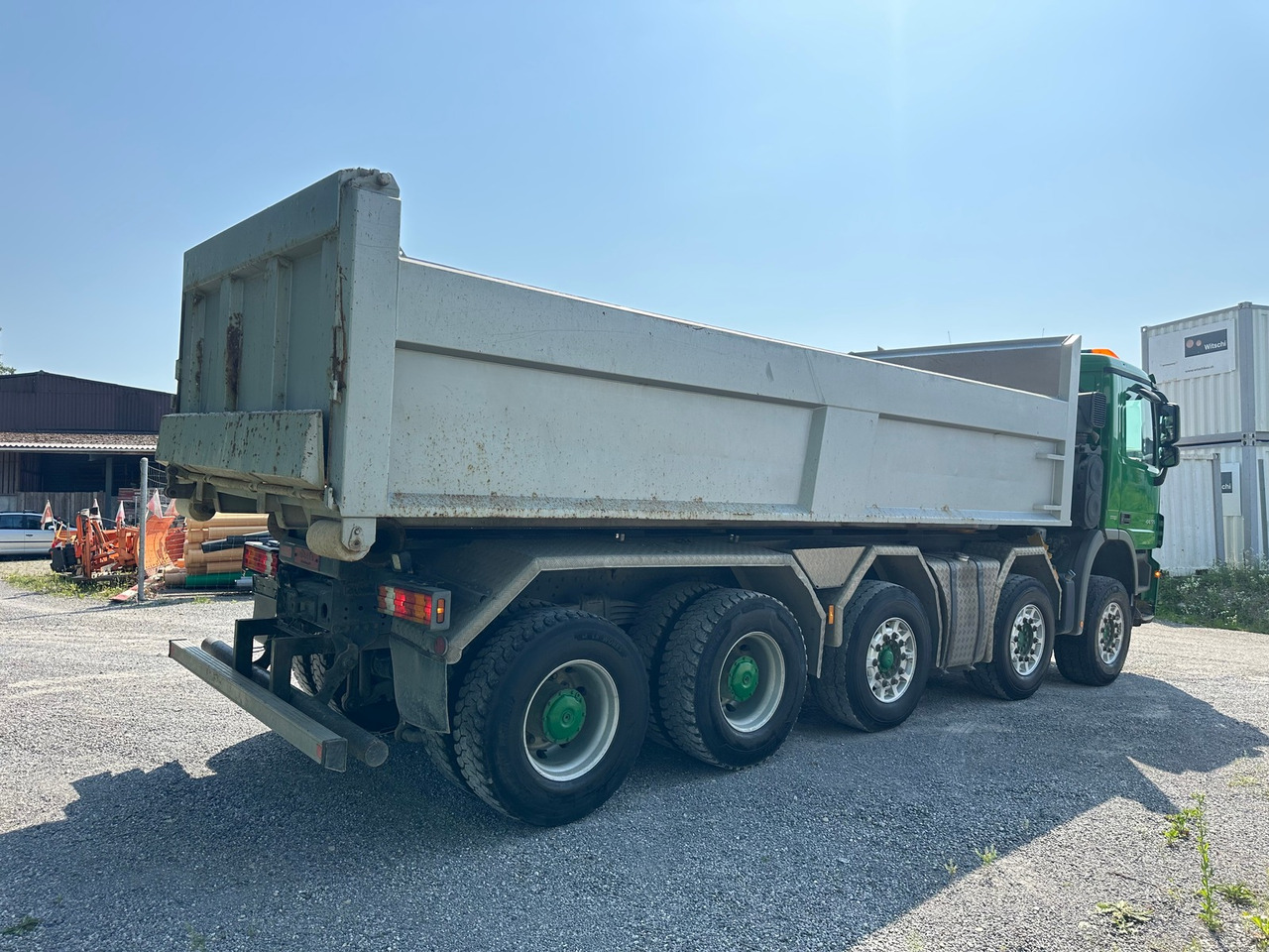 Camion ampliroll MERCEDES-BENZ Actros 4455 10x4 Moser