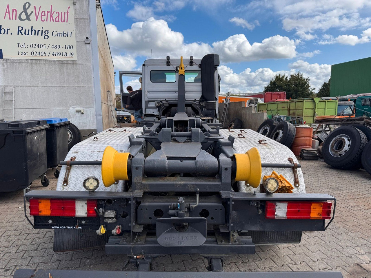 Camion ampliroll Marell Abrollkipperaufbau  3 Achser