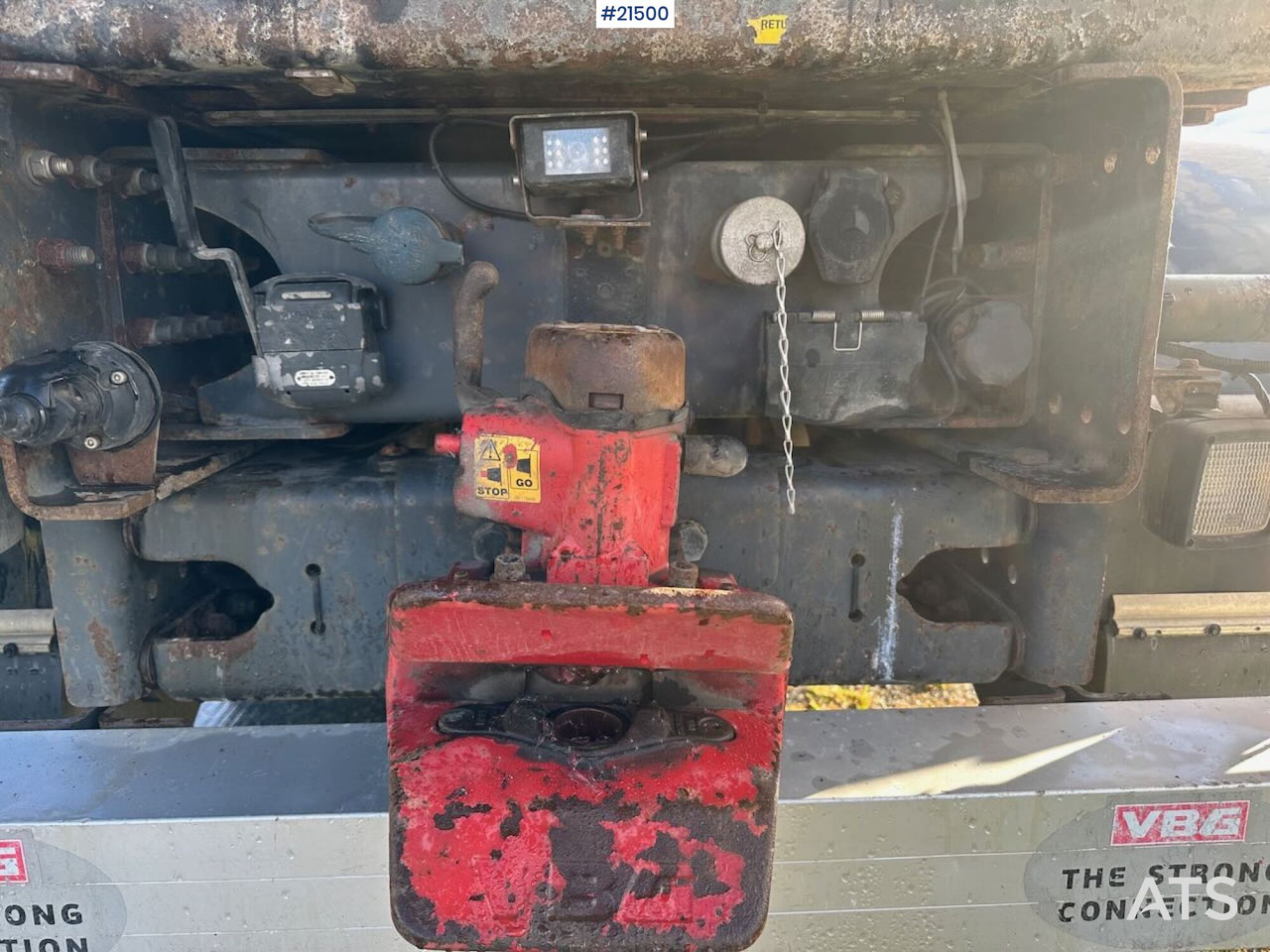 Camion ampliroll Mercedes Actros 2848 4x4+2 brøyterigget krokbil