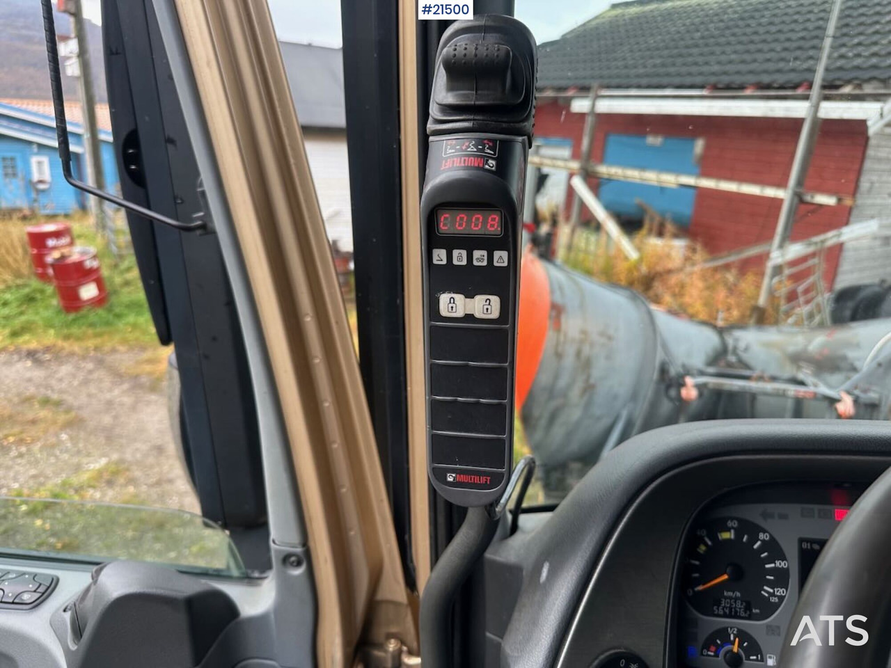 Camion ampliroll Mercedes Actros 2848 4x4+2 brøyterigget krokbil