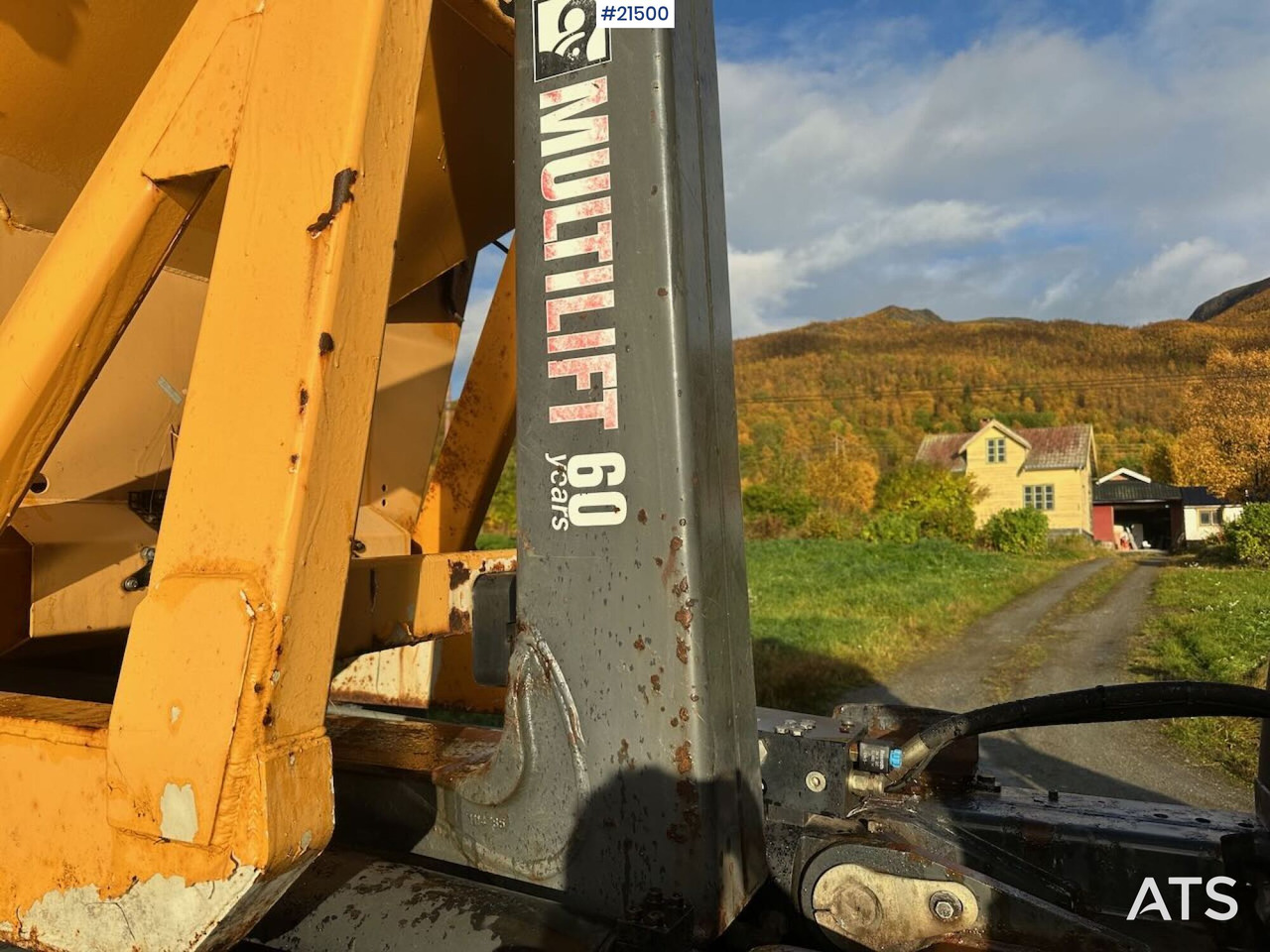 Camion ampliroll Mercedes Actros 2848 4x4+2 brøyterigget krokbil