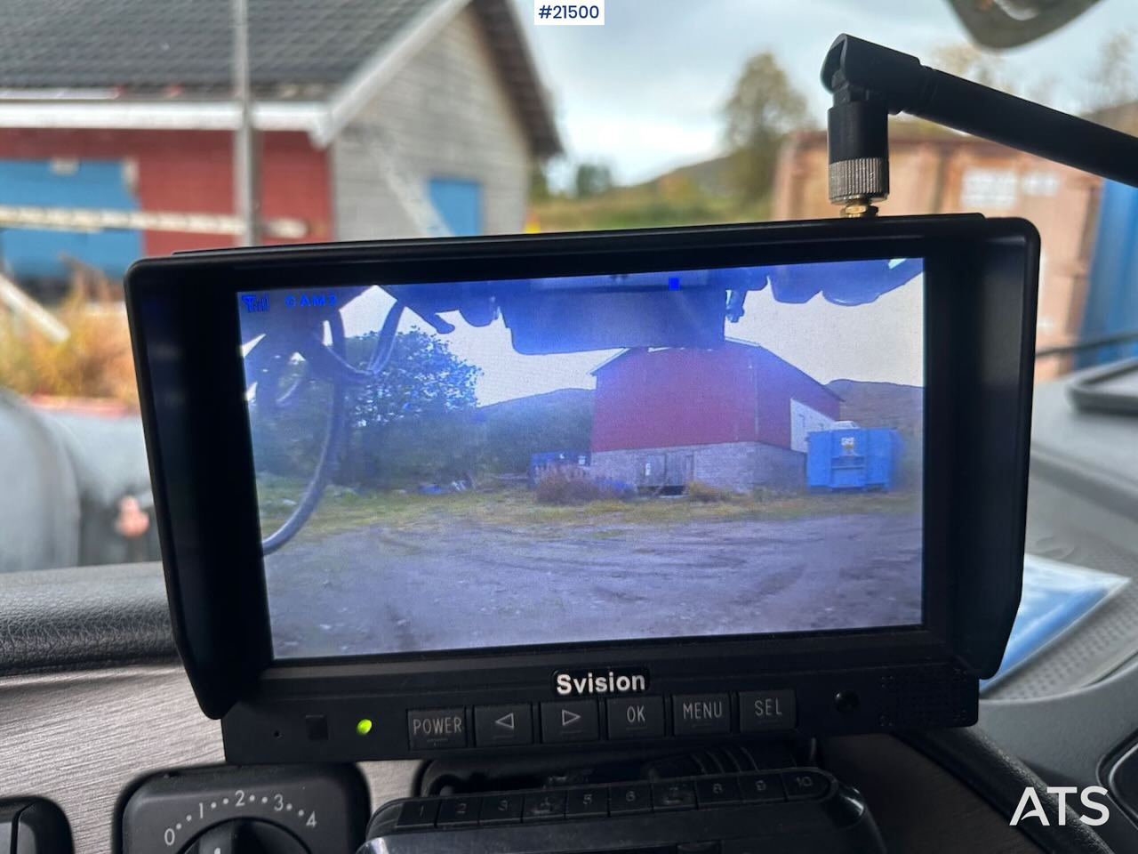 Camion ampliroll Mercedes Actros 2848 4x4+2 brøyterigget krokbil