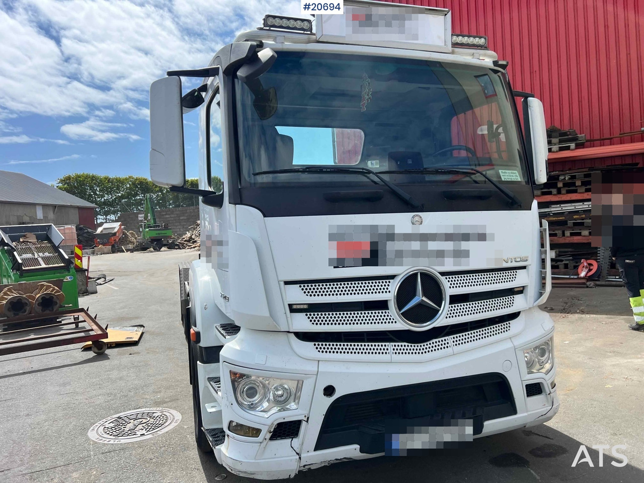 Camion ampliroll Mercedes Antos 2543