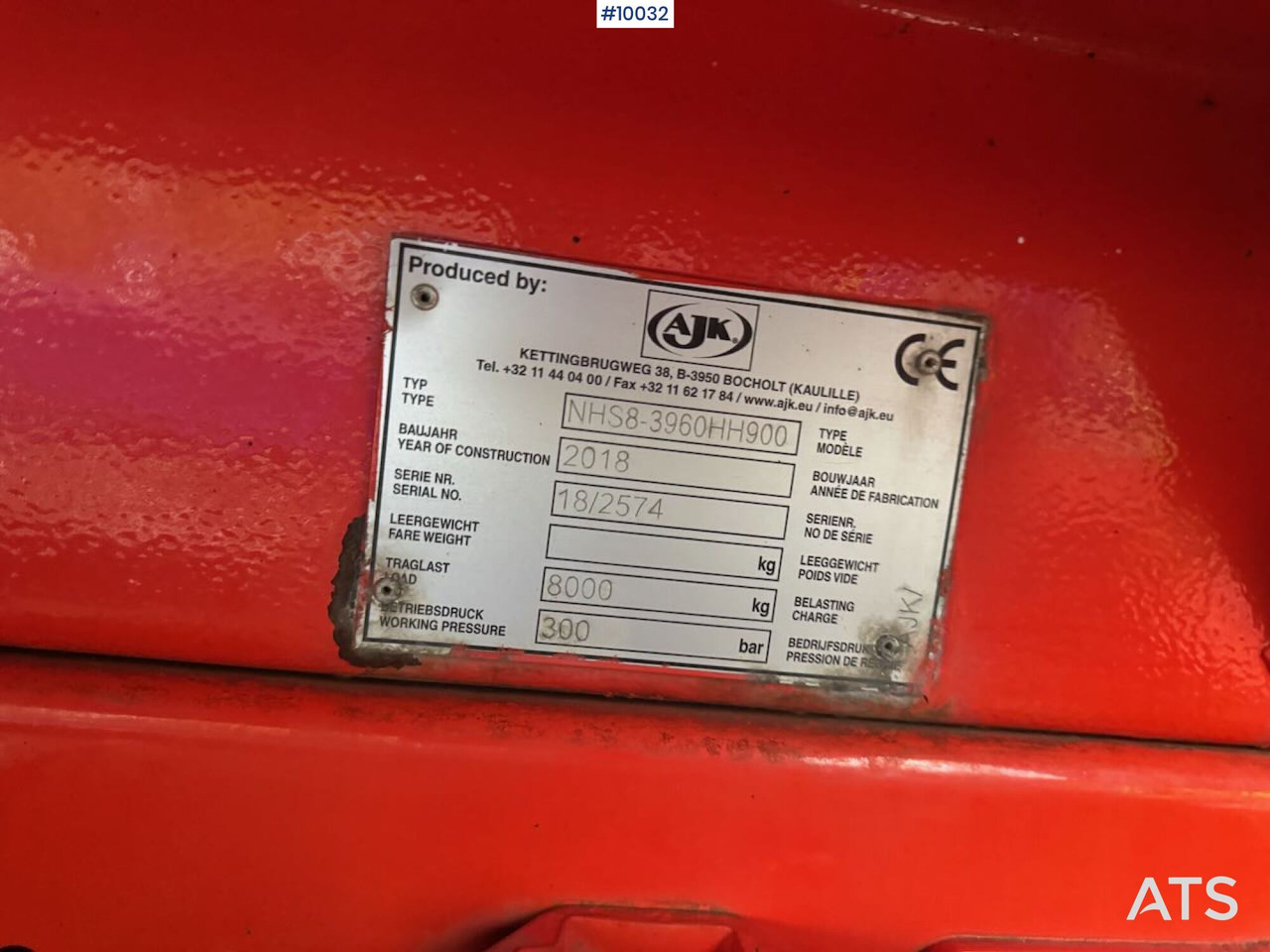 Camion ampliroll Mercedes Atego 1524 Hook Truck with AJK hook