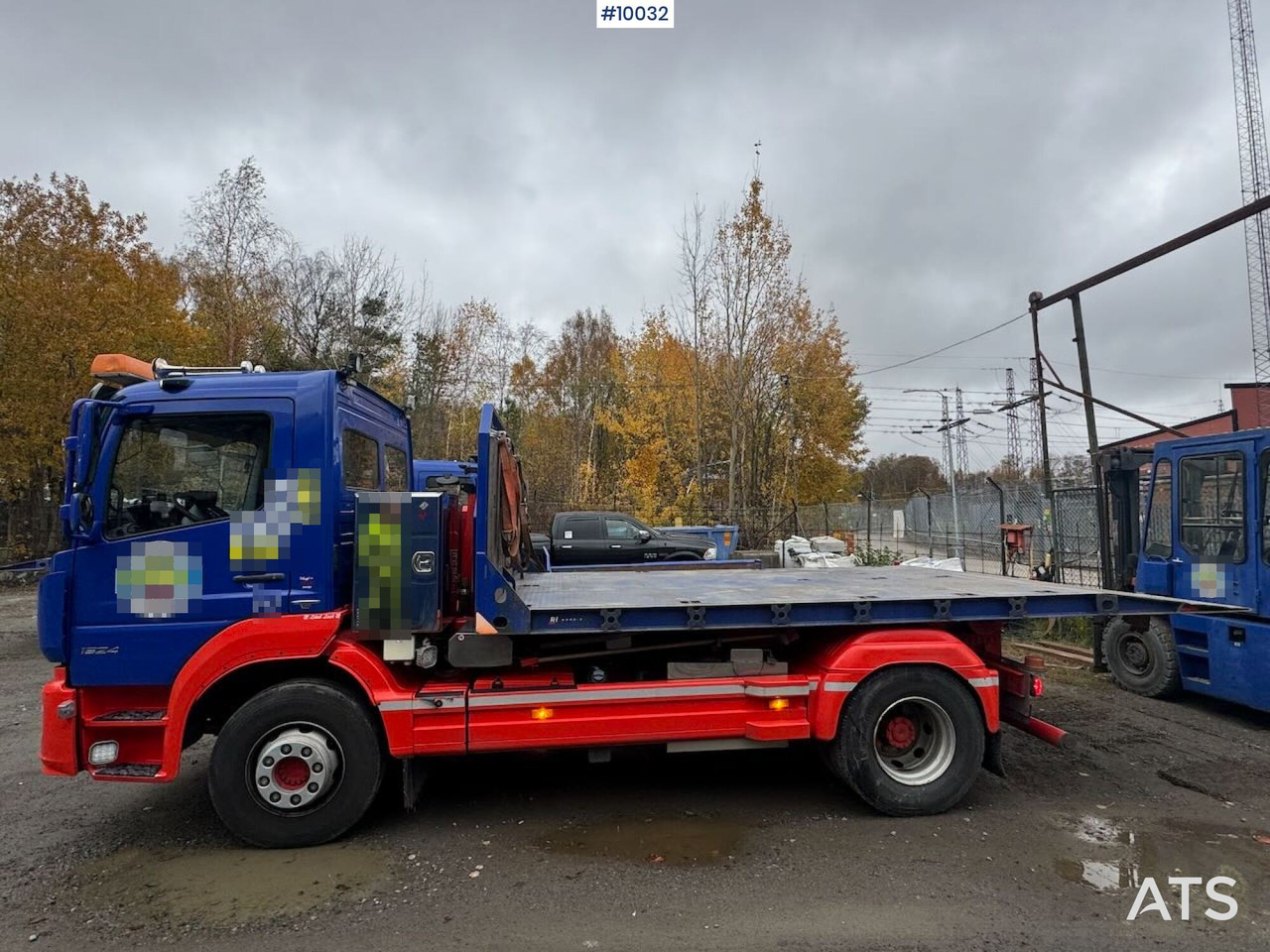 Camion ampliroll Mercedes Atego 1524 Hook Truck with AJK hook