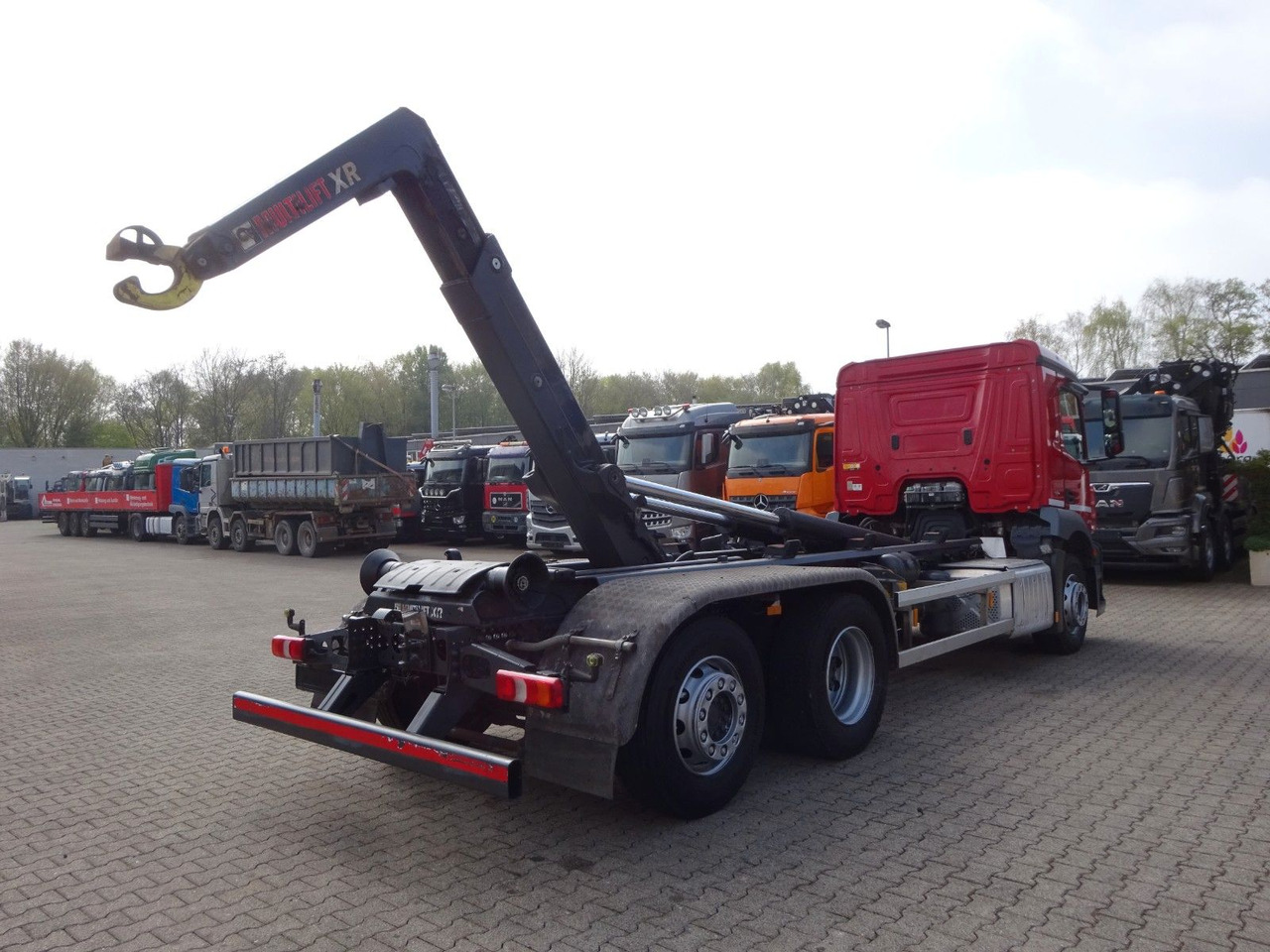 Camion ampliroll Mercedes-Benz 2532 Antos Multilift Abroller+Lift-Lenkachse6x2