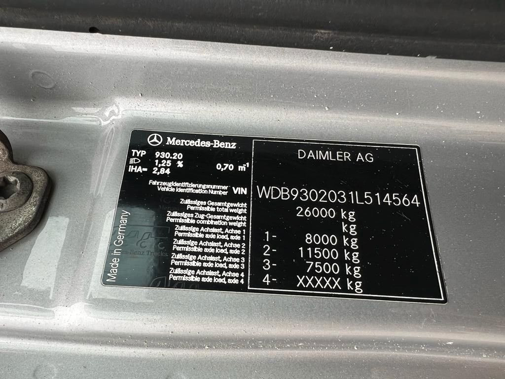 Camion ampliroll Mercedes-Benz 2541 6X2 Retarder VDL Abroller