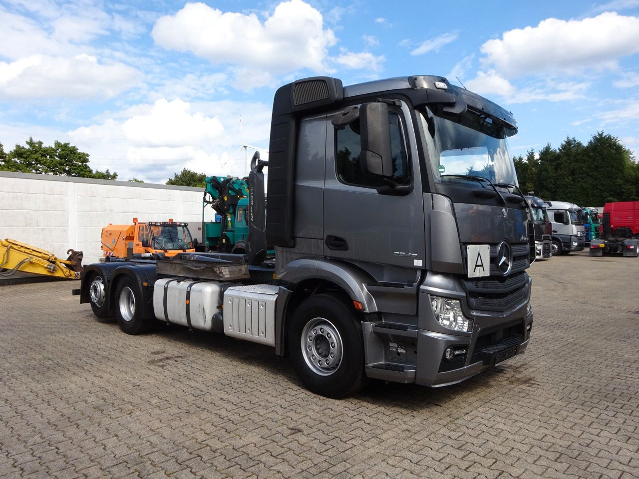 Camion ampliroll Mercedes-Benz 2545 Actros MEILLER Abroller +Lift-Lenkachse