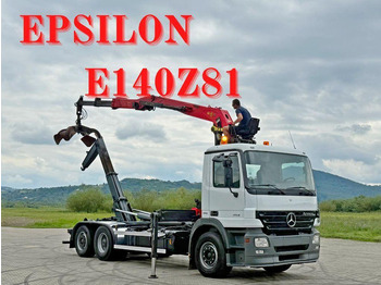 Camion ampliroll Mercedes-Benz ACTROS 2541 ABROLLKIPPER EPSILON E140Z81 TOP