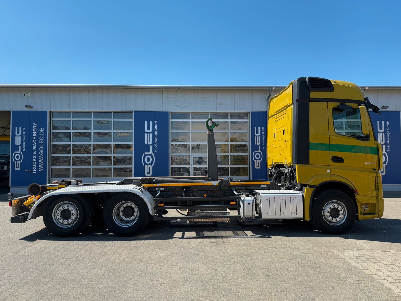 Camion ampliroll Mercedes-Benz ACTROS 2558 6x2 Abrollkipper *Lenkachse Retarder